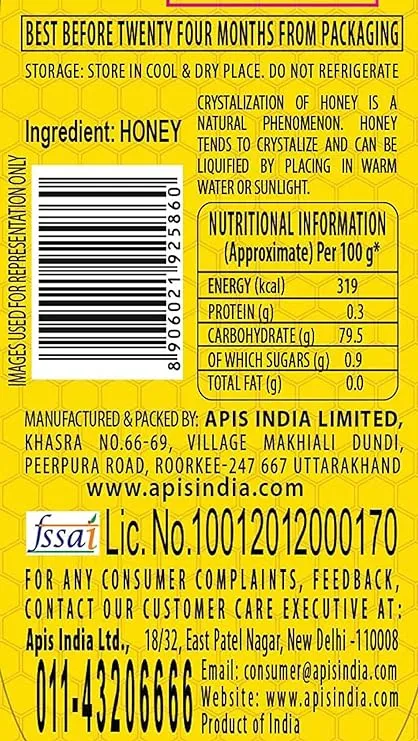 Apis Himalaya Honey (Pack of 2 x 225 g each) view 2