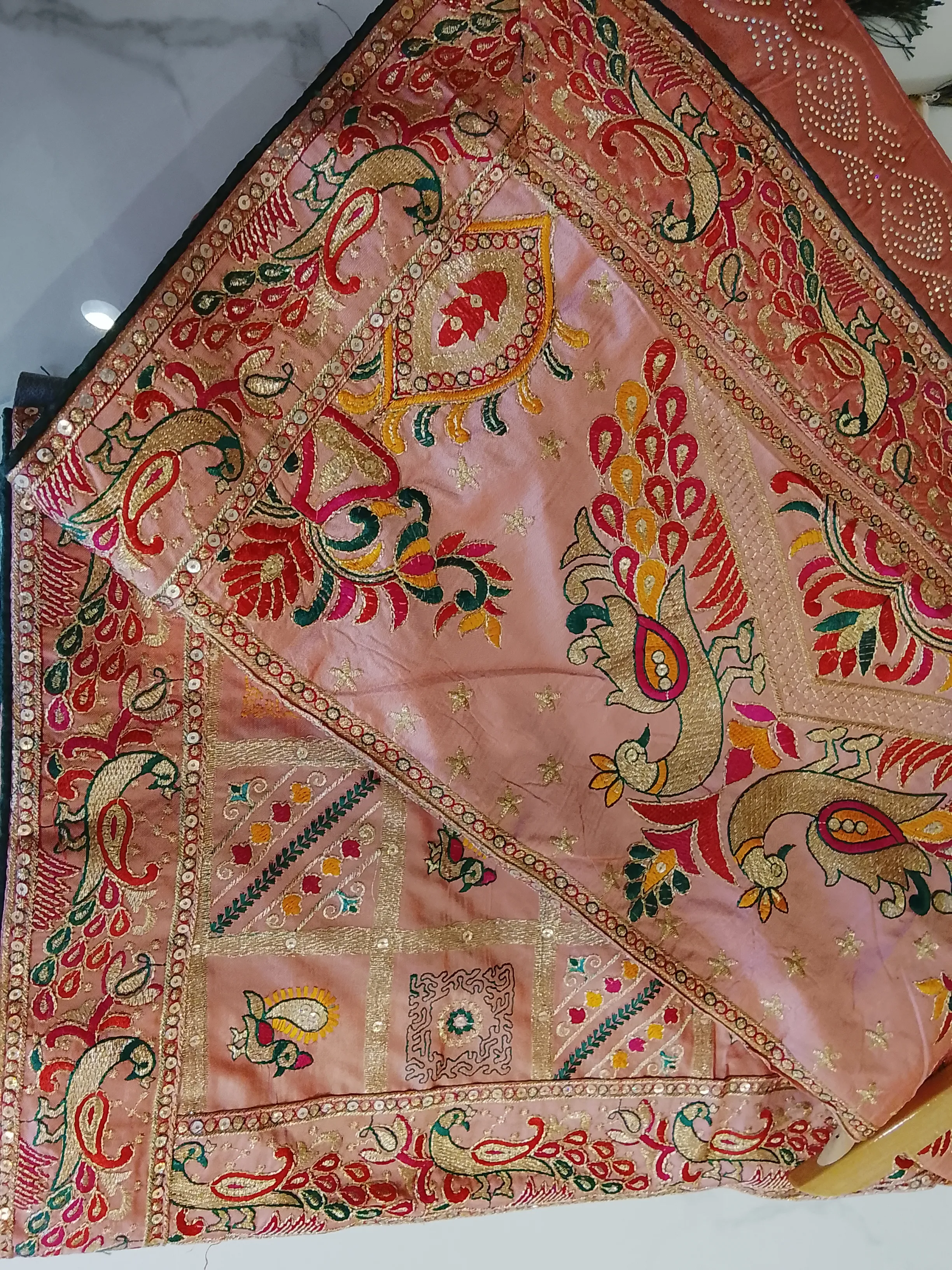 The Mirror Story Embroidered Saree view 2