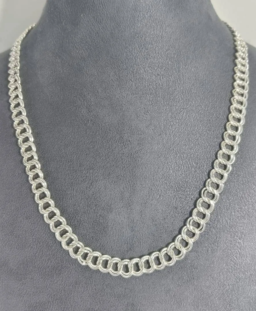 Silver Chain Necklace (AVSC-38) view 2
