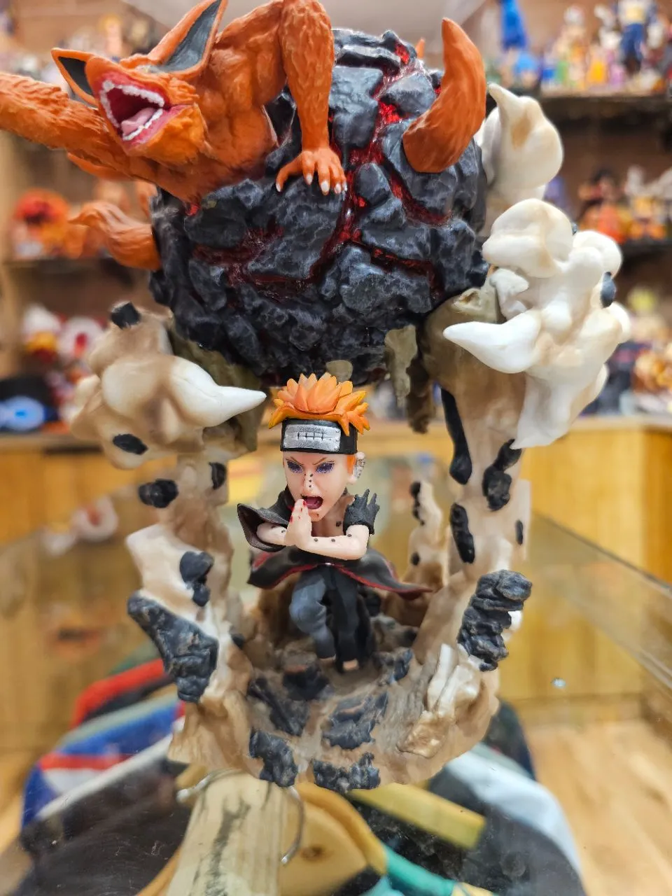 Nagato (Pain) x Kyūbi – Divine Retribution Statue view 3