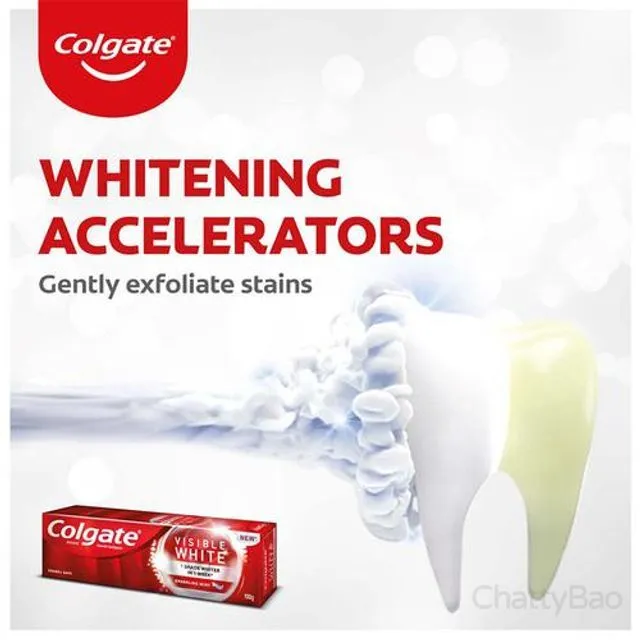 Colgate Visible White Toothpaste 100 g view 3