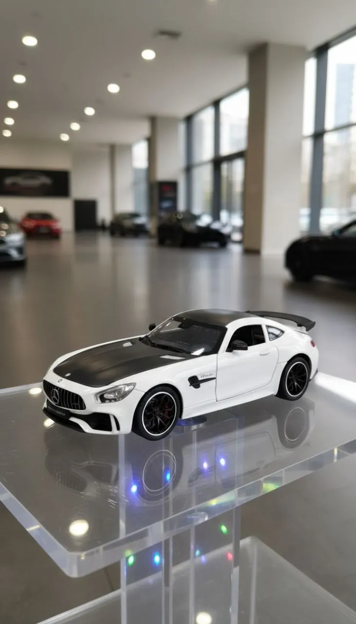 Diecast Model Sports Car Mercedes view 2