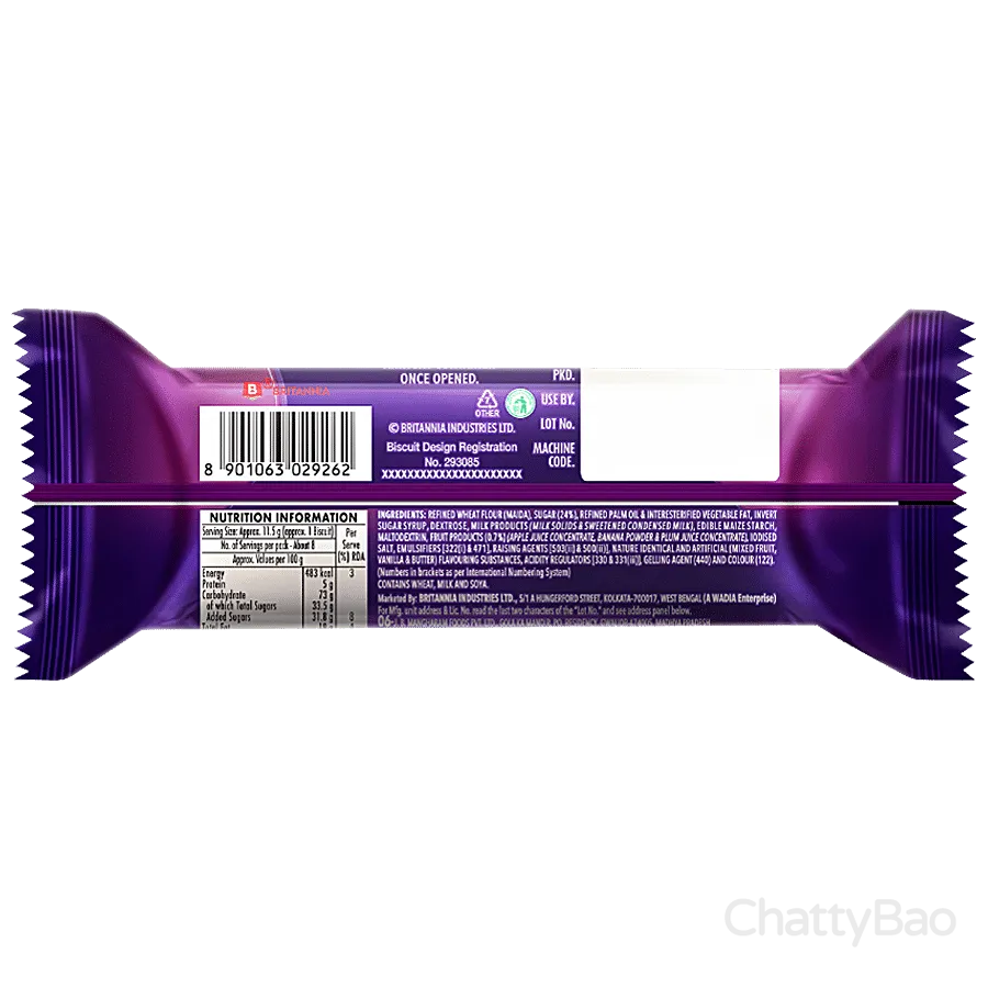 Britannia Treat Jim Jam Cream Biscuits 92 g view 2