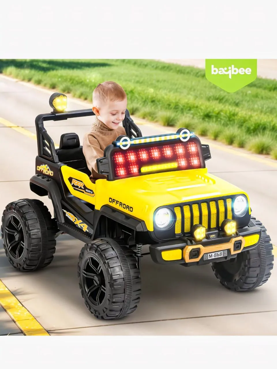 Baybee Offroad 4X4 Ride-On Jeep view 2