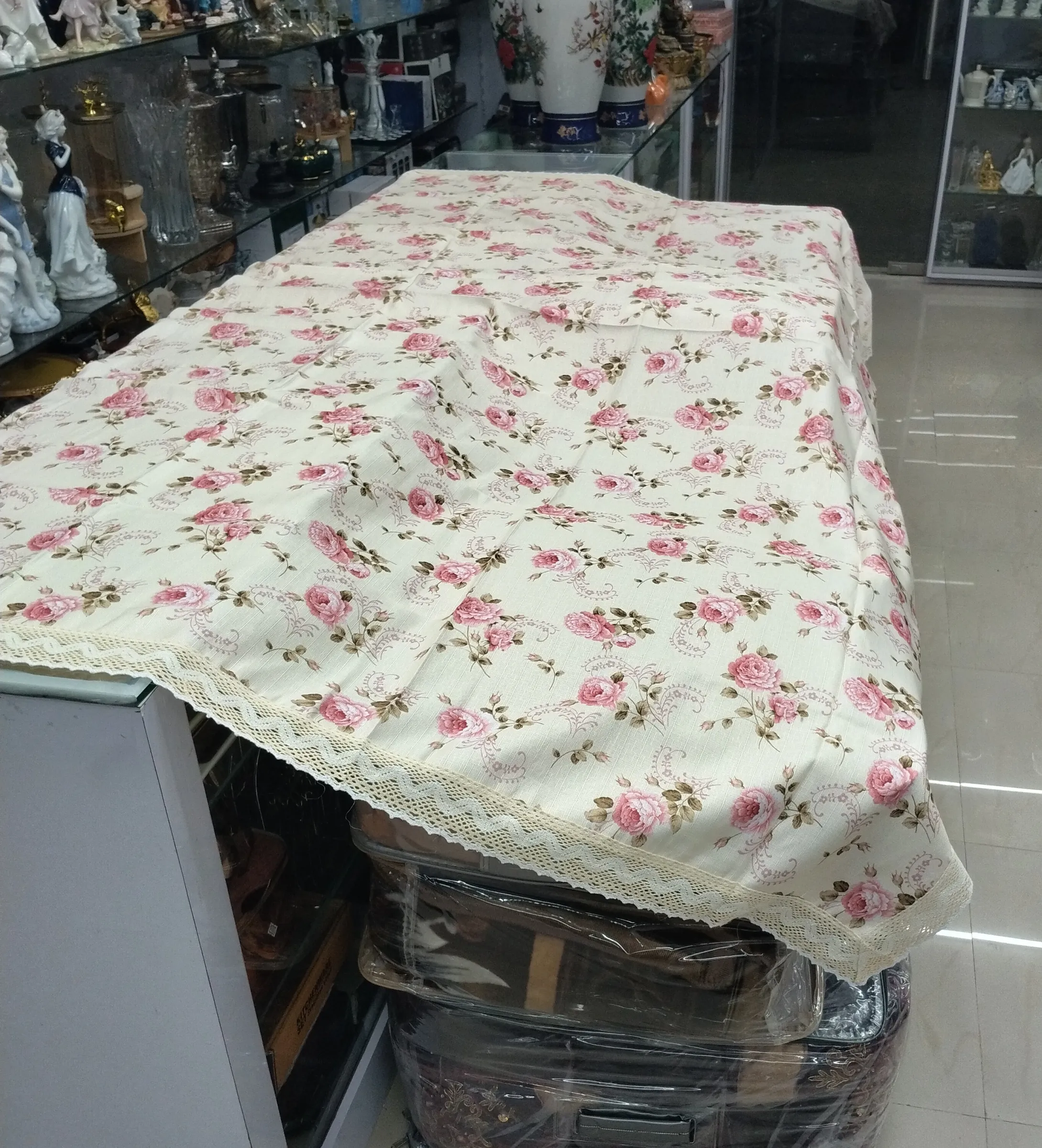 Floral Print Table Cloth view 2