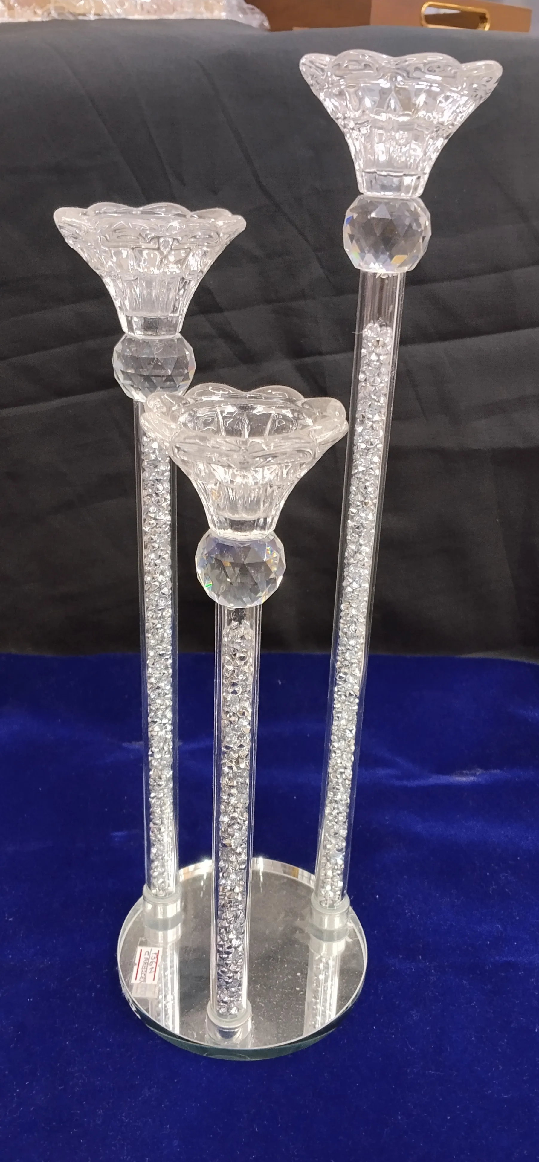 Crystal Candle Holders view 2