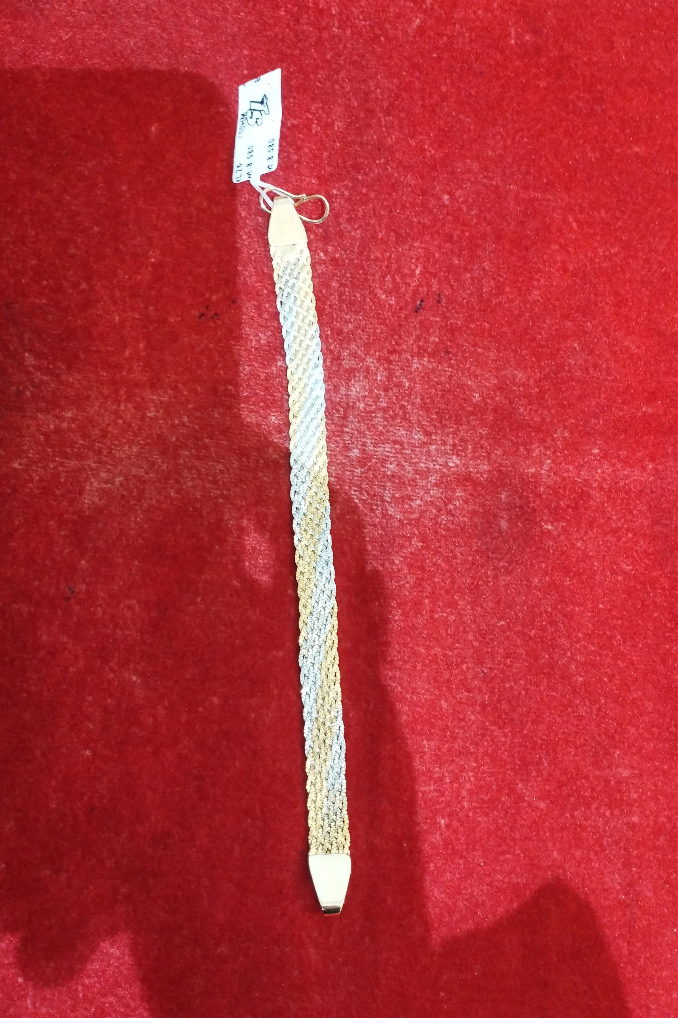 Gold Woven Bracelet view 2