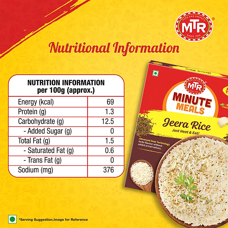 MTR Ready To Eat - Jeera Rice 250 g view 3