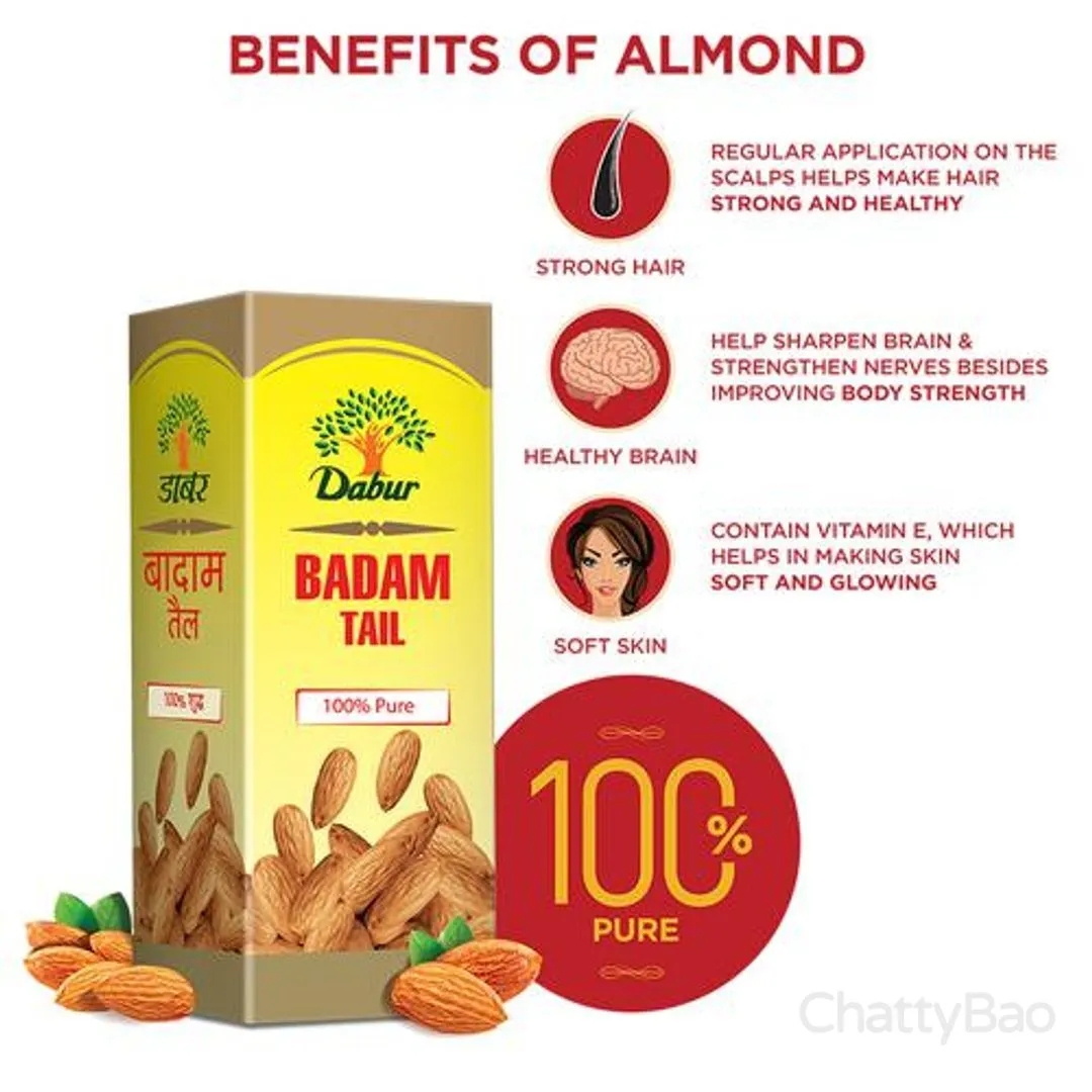 Dabur Badam Tail 100 ml view 3