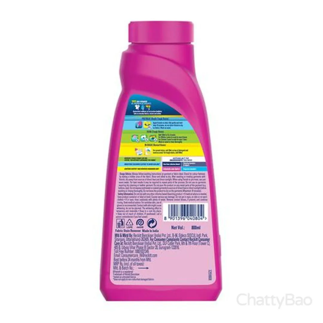 Vanish Oxi Action All In One Liquid Detergent Booster 800 ml view 2
