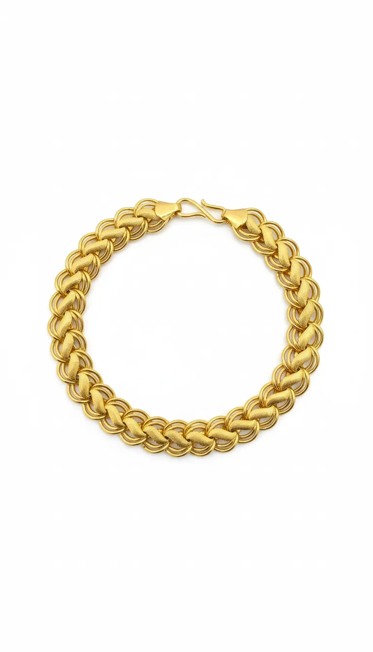 Gold Chain Bracelet view 2