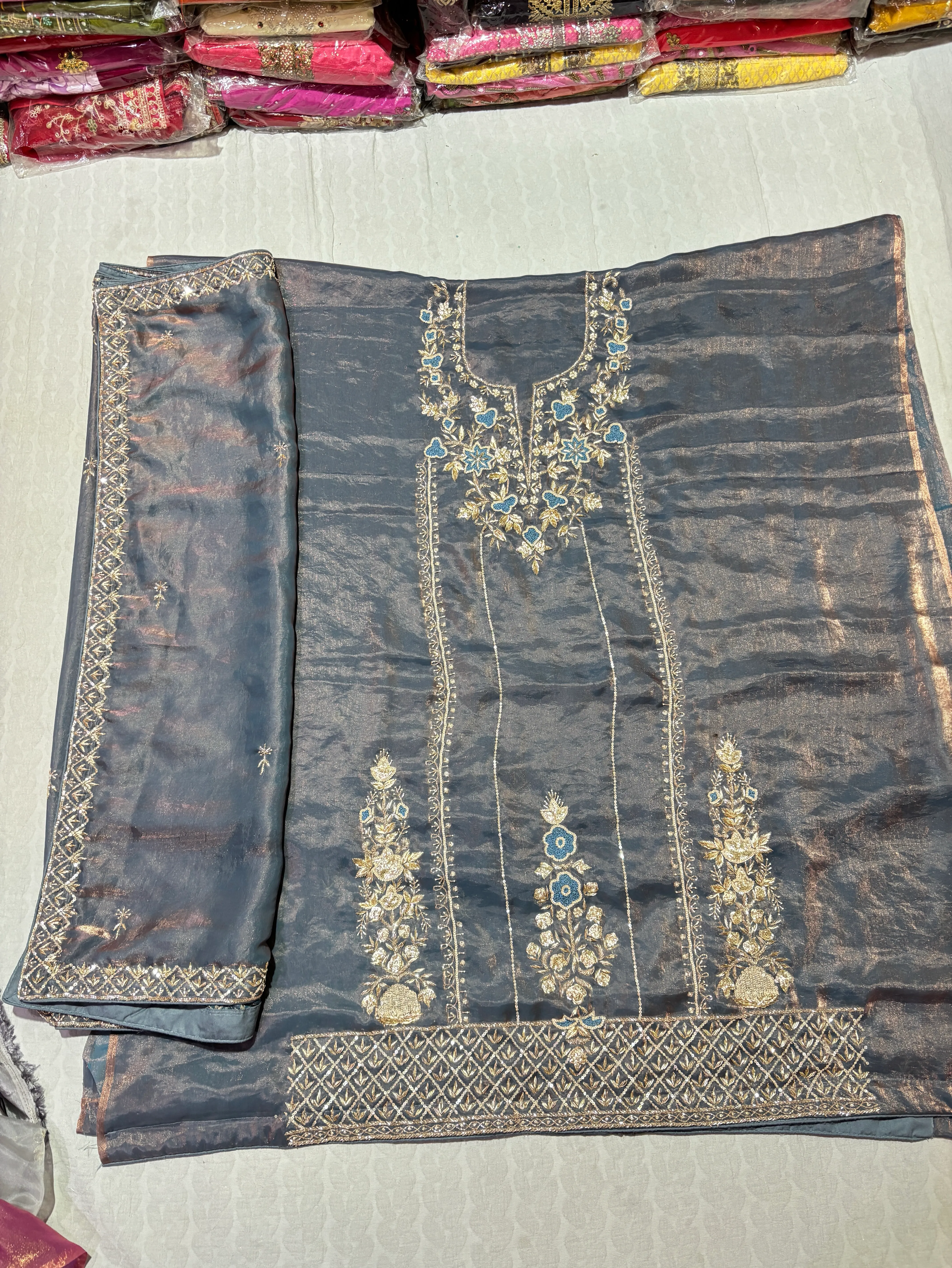 Embroidered Handwork Suit view 2