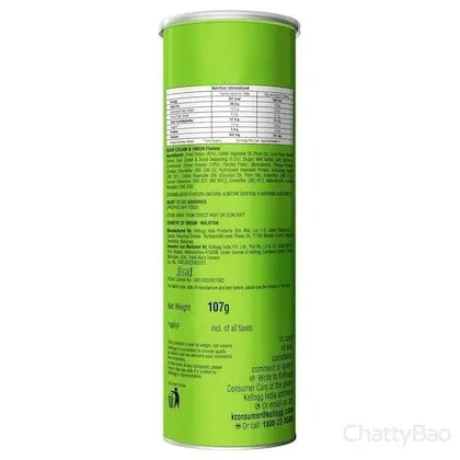 Pringles Potato Crisps - Sour Cream And Onion 107 g view 2