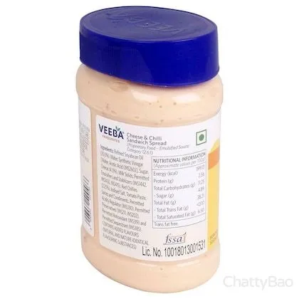 Veeba Sandwich Spread - Cheese & Chilli  250 g view 2