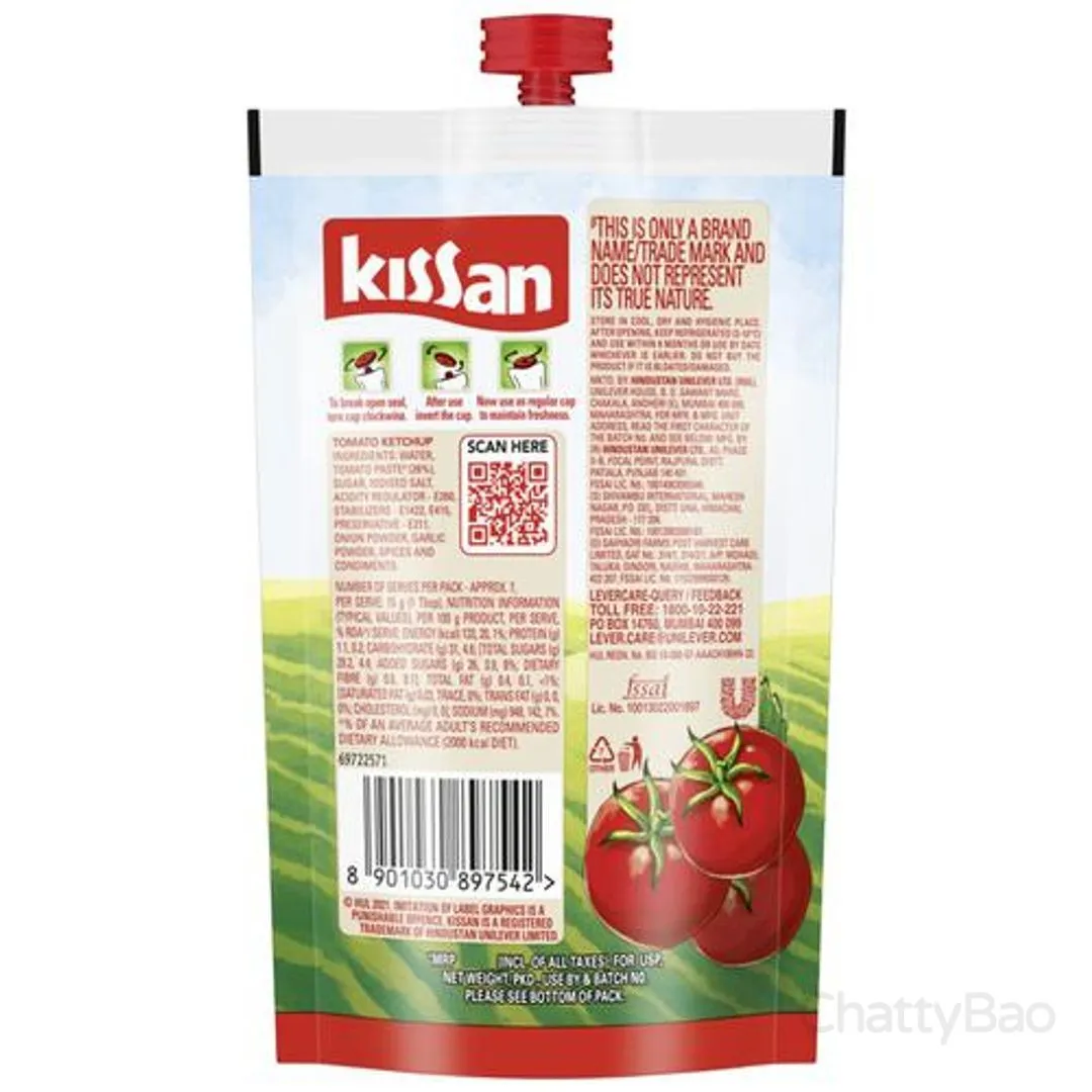 Kissan Fresh Tomato Ketchup 100 g view 2
