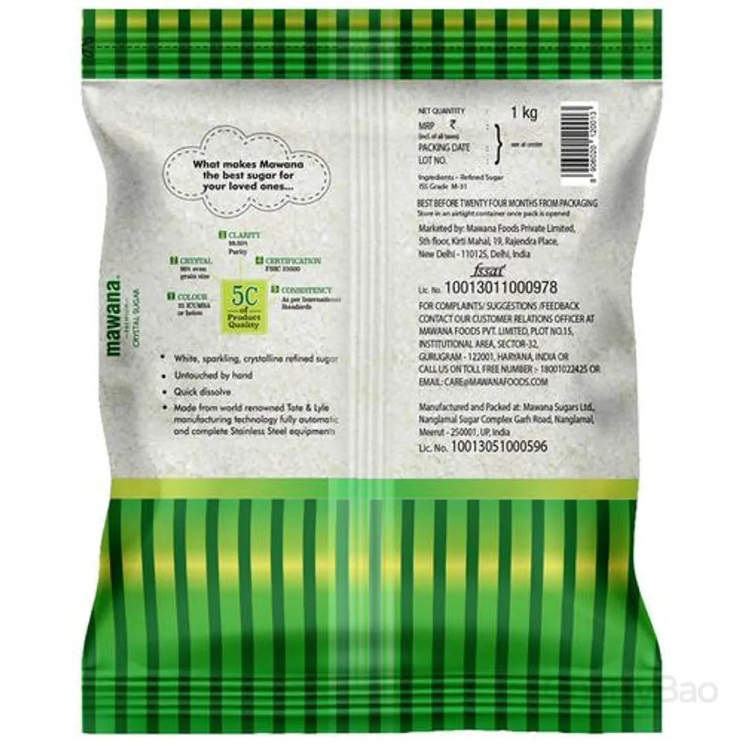 Mawana Sugar / Cheeni - Premium Crystal 1 Kg view 2