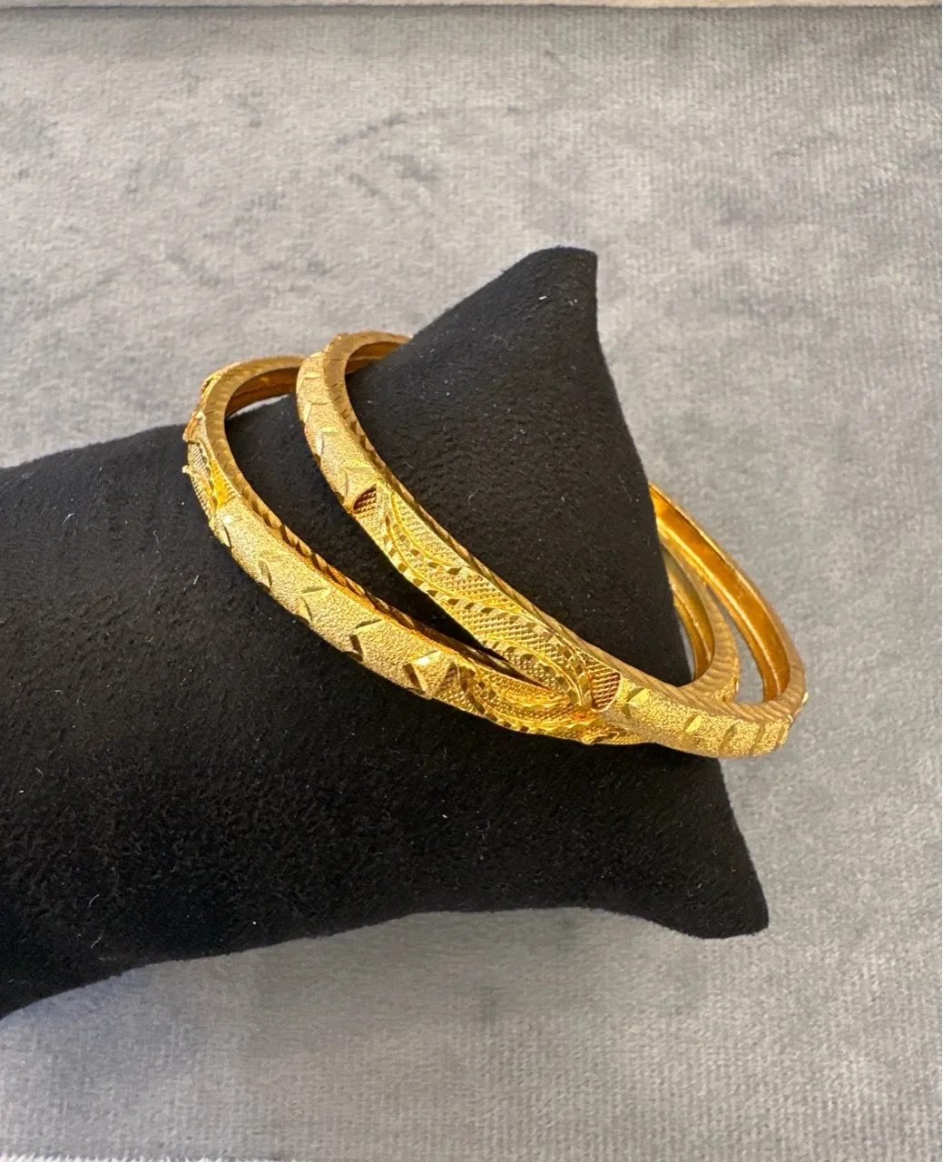 Golden Bangle Set view 3