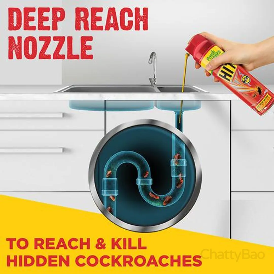 Hit Cockroach Killer Spray 400 ml view 3