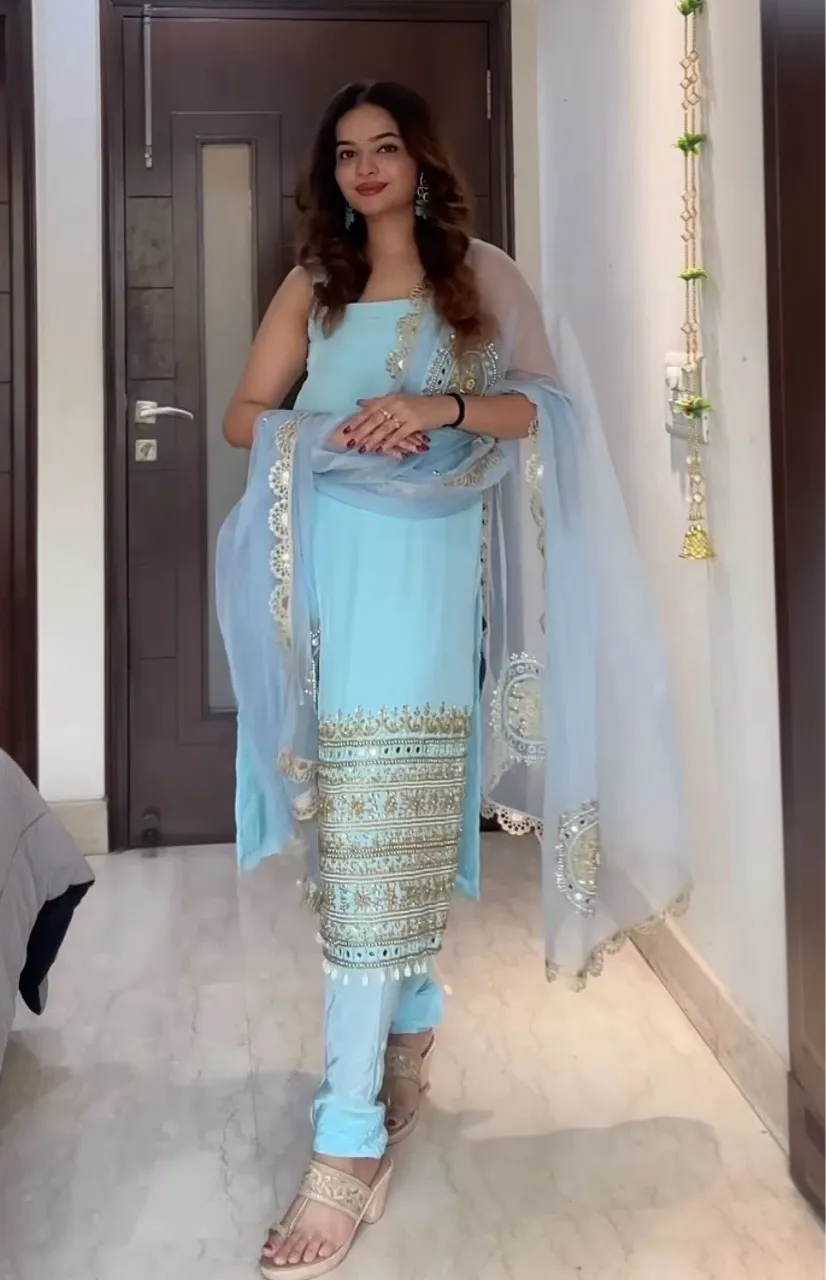 'Ada' Light - Powder Blue view 2