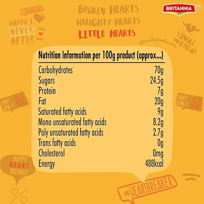 Britannia Little Hearts Classic Biscuits 120 g view 3