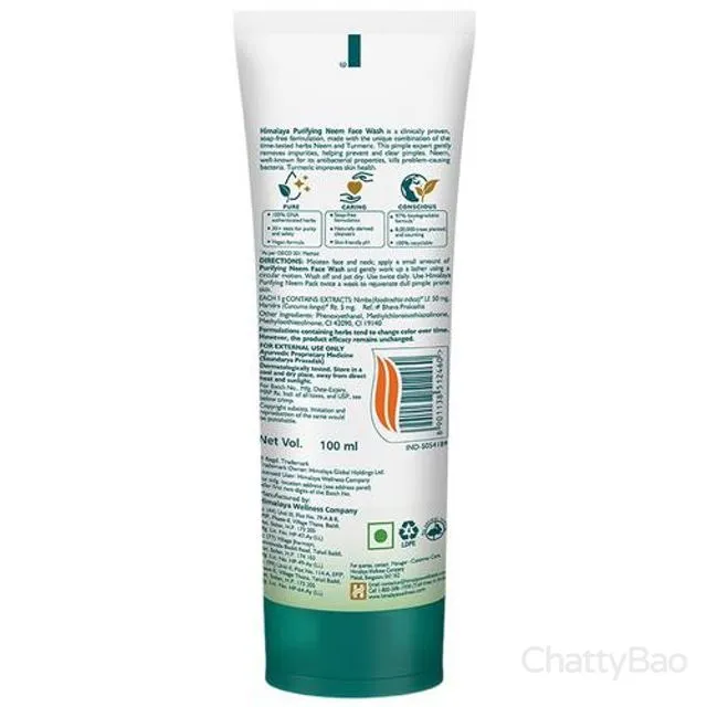 Himalaya Purifying Neem Face Wash 100 ml view 2