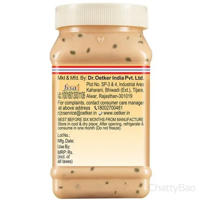Dr. Oetker FunFoods Veg Thousand Island Sandwich Spread 250 g view 2