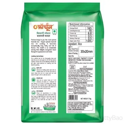 Fortune Basmati Rice - Biryani Special 1 Kg view 2