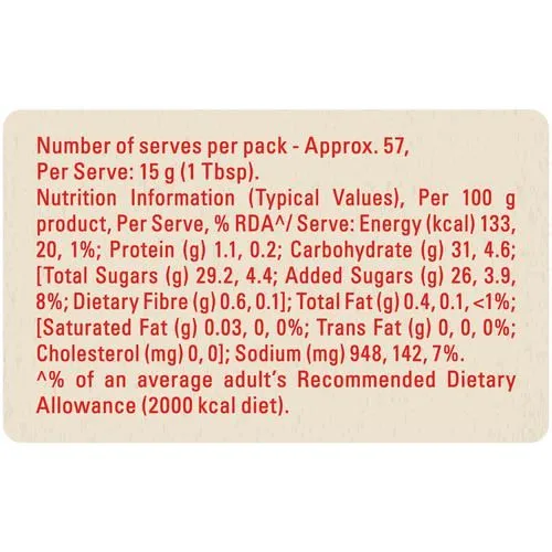 Kissan Fresh Tomato Ketchup Doy Pack 900 g view 3