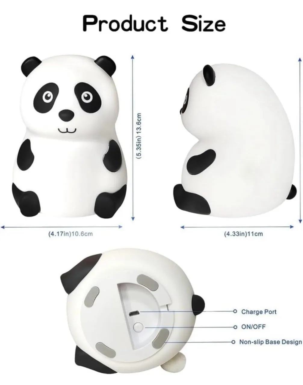 Panda Figurine with Scarf view 4