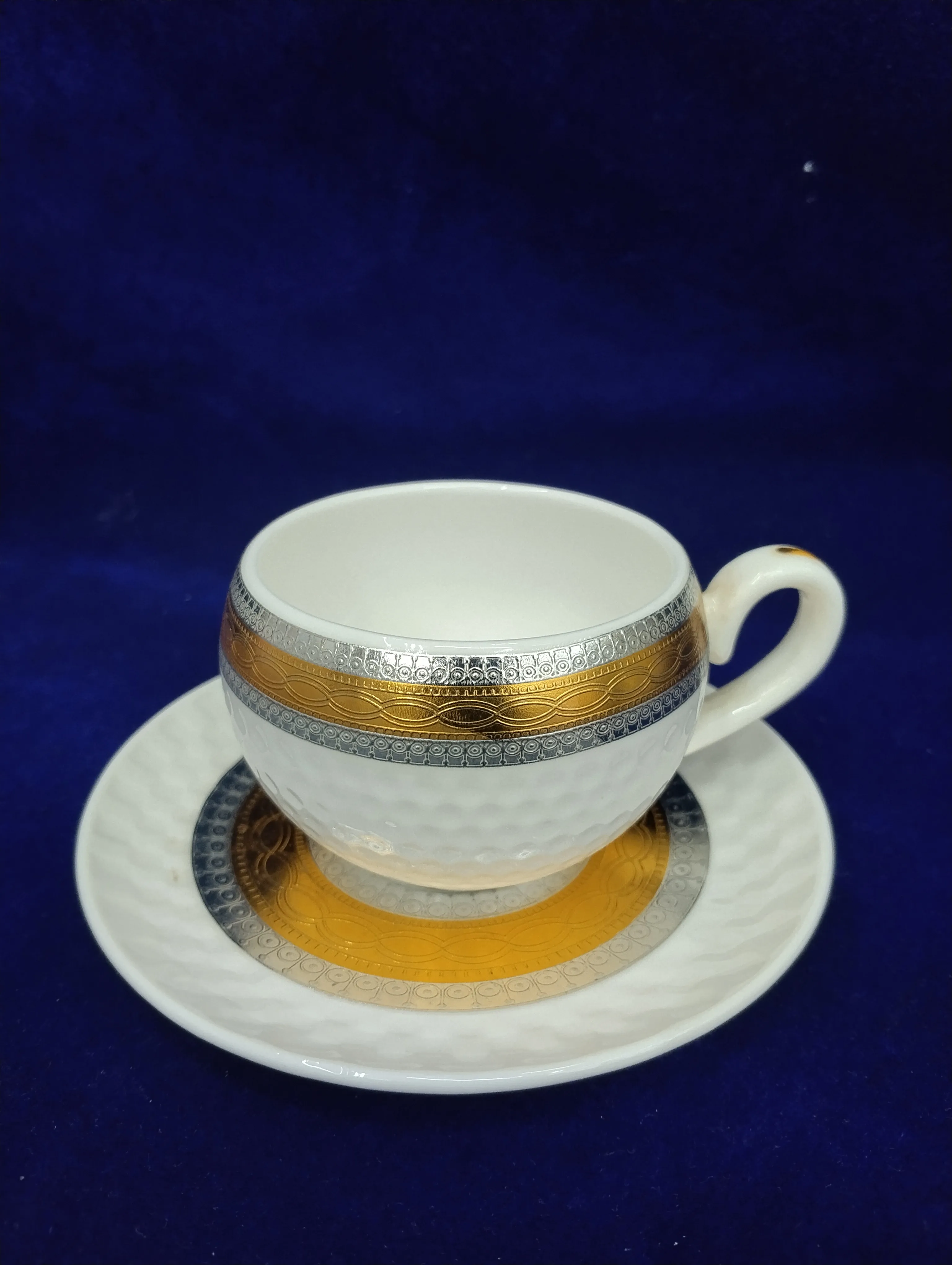 Porcelain Teacups and Saucers view 2