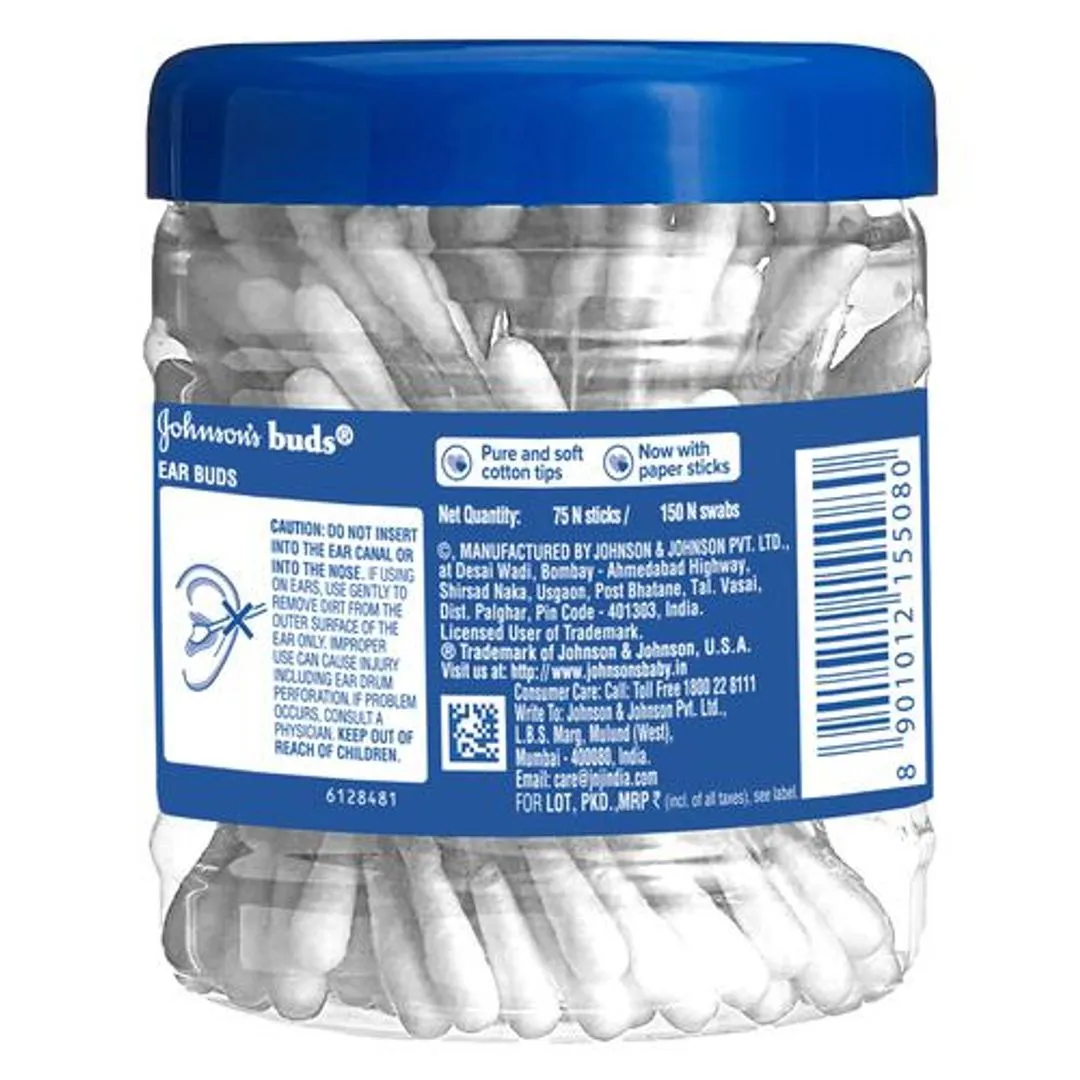 Johnson's Ear Buds 75 Pieces view 2