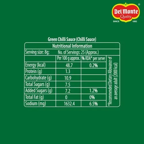 Del Monte Green Chili Sauce 200 g view 3