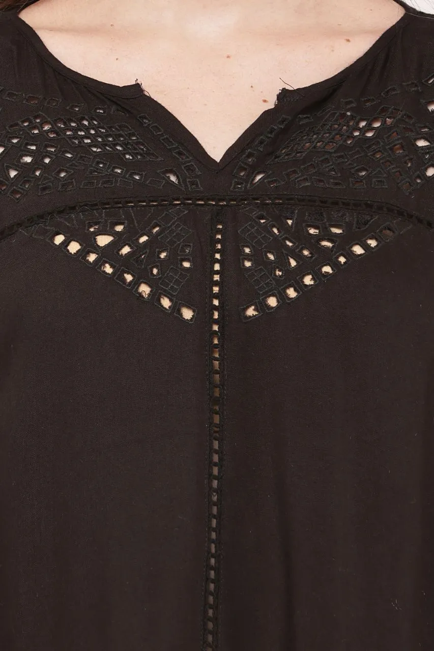 Fringed Short Kaftan view 4