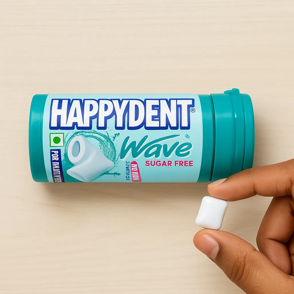 Happydent Wave Sugar-Free Gum