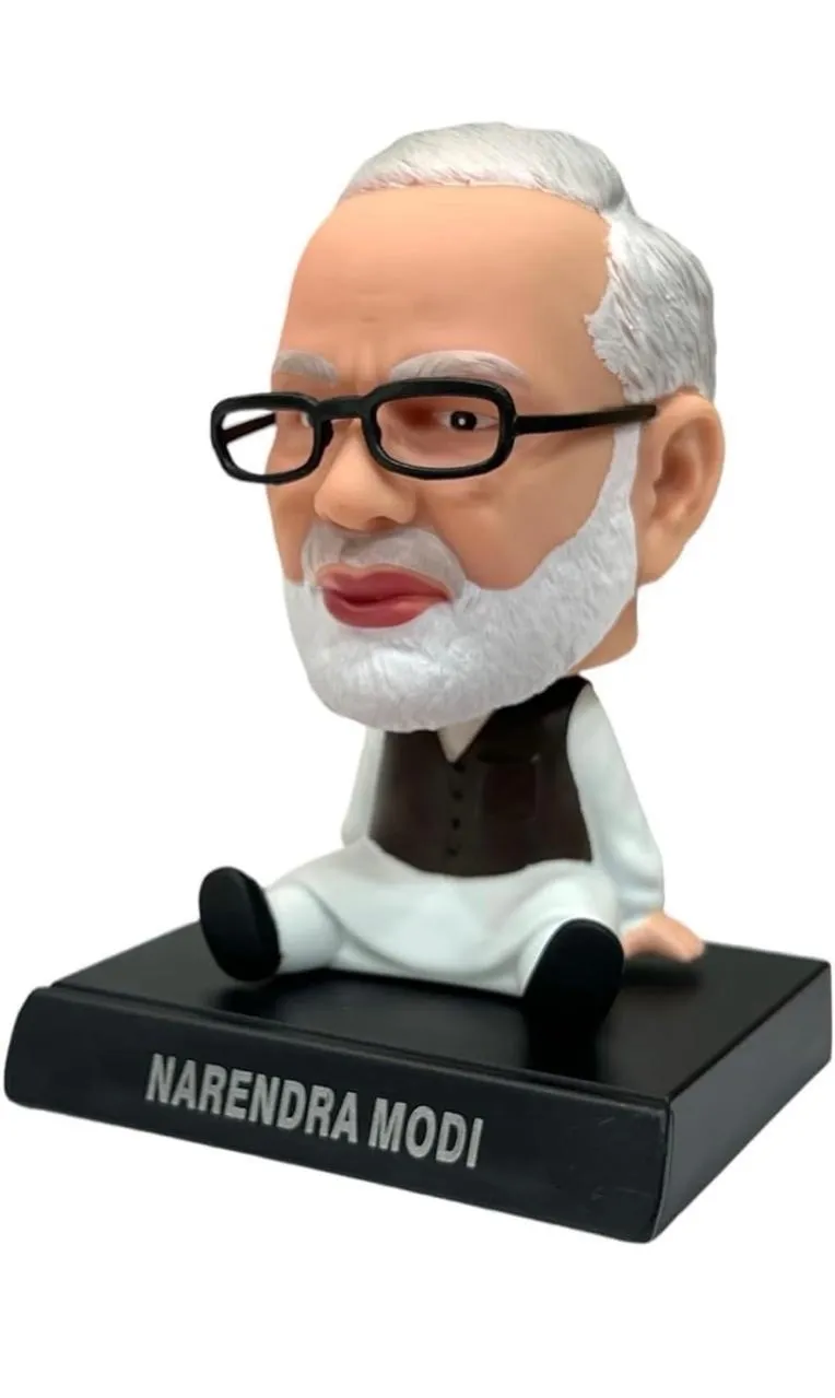 Spring Neck Narendra Modi Figurine view 2