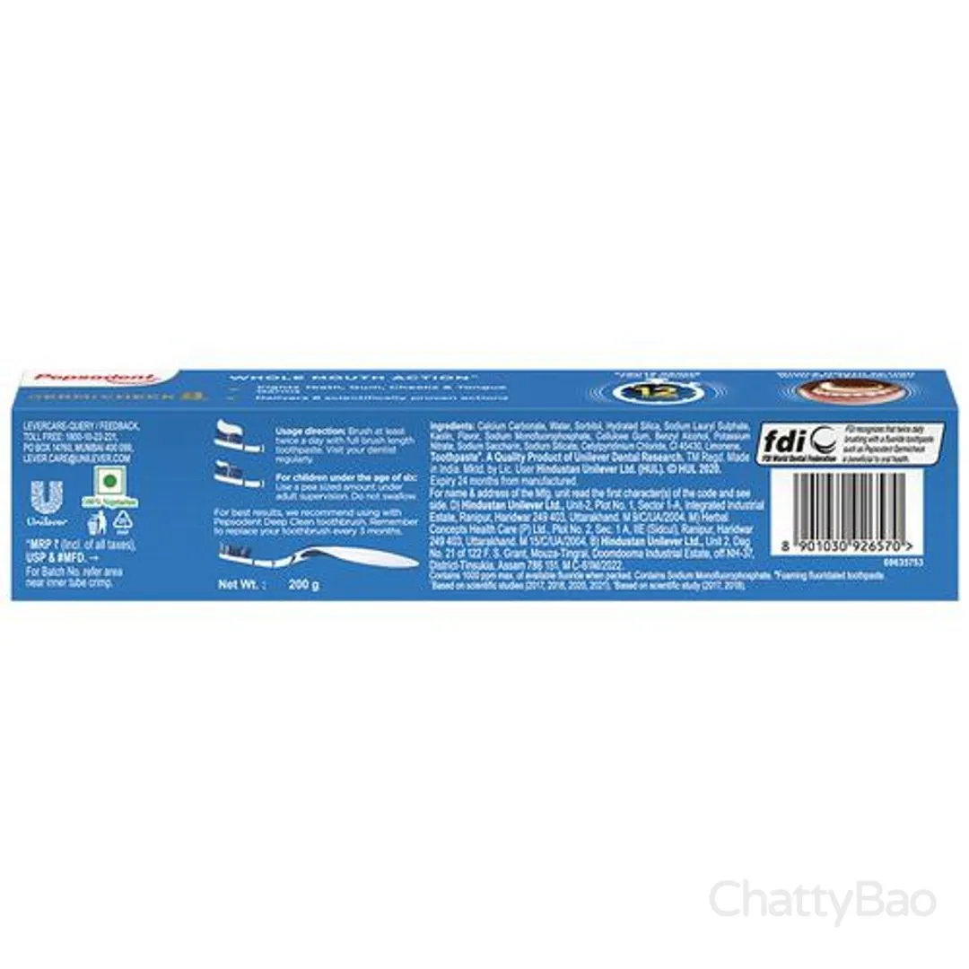Pepsodent Germicheck 12h Germ Protection Toothpaste 200 g view 3