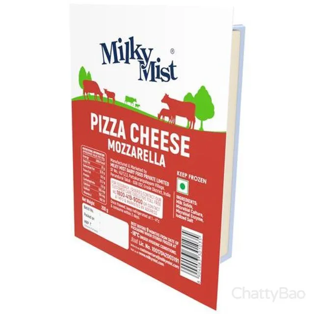 Milky Mist Mozzarella Pizza Cheese 200 g view 2