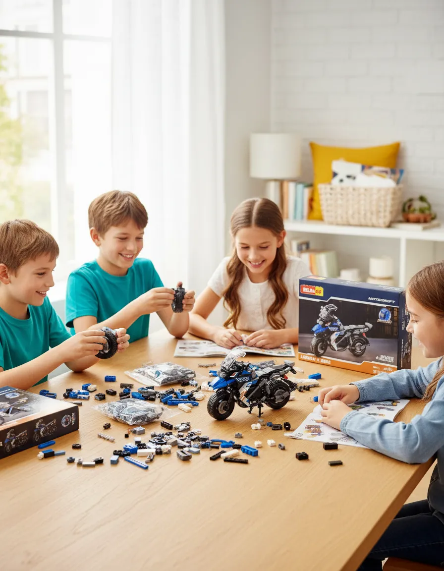 LEGO Technic Motorcycle view 2