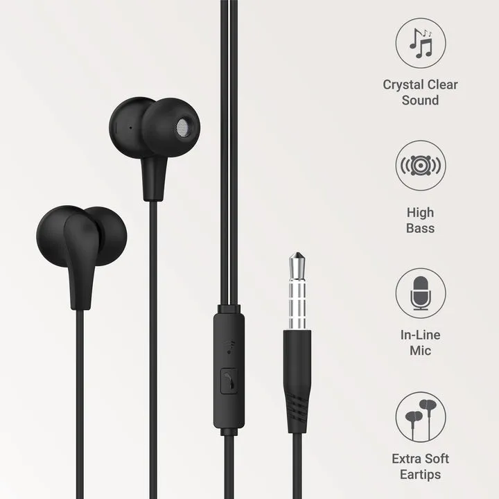 Ambrane EP 56 Wired Earphones view 3