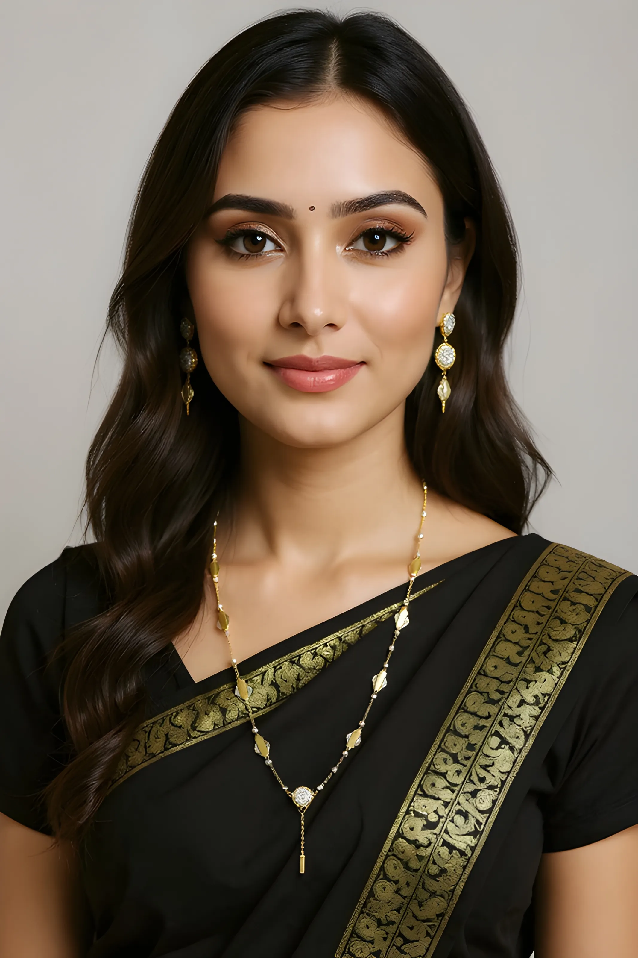 Gold Pandent Set&& view 2