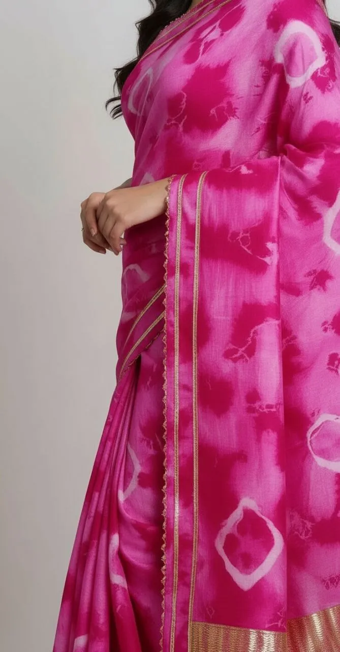 Tie-Dye Saree view 5