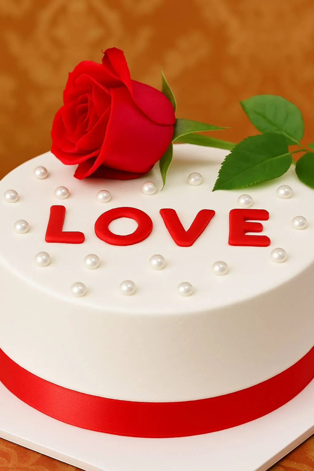 Love Themed Cake