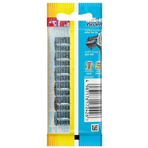 Gillette Guard Cartridge Manual Shaving Razor Blades 6 pc view 2