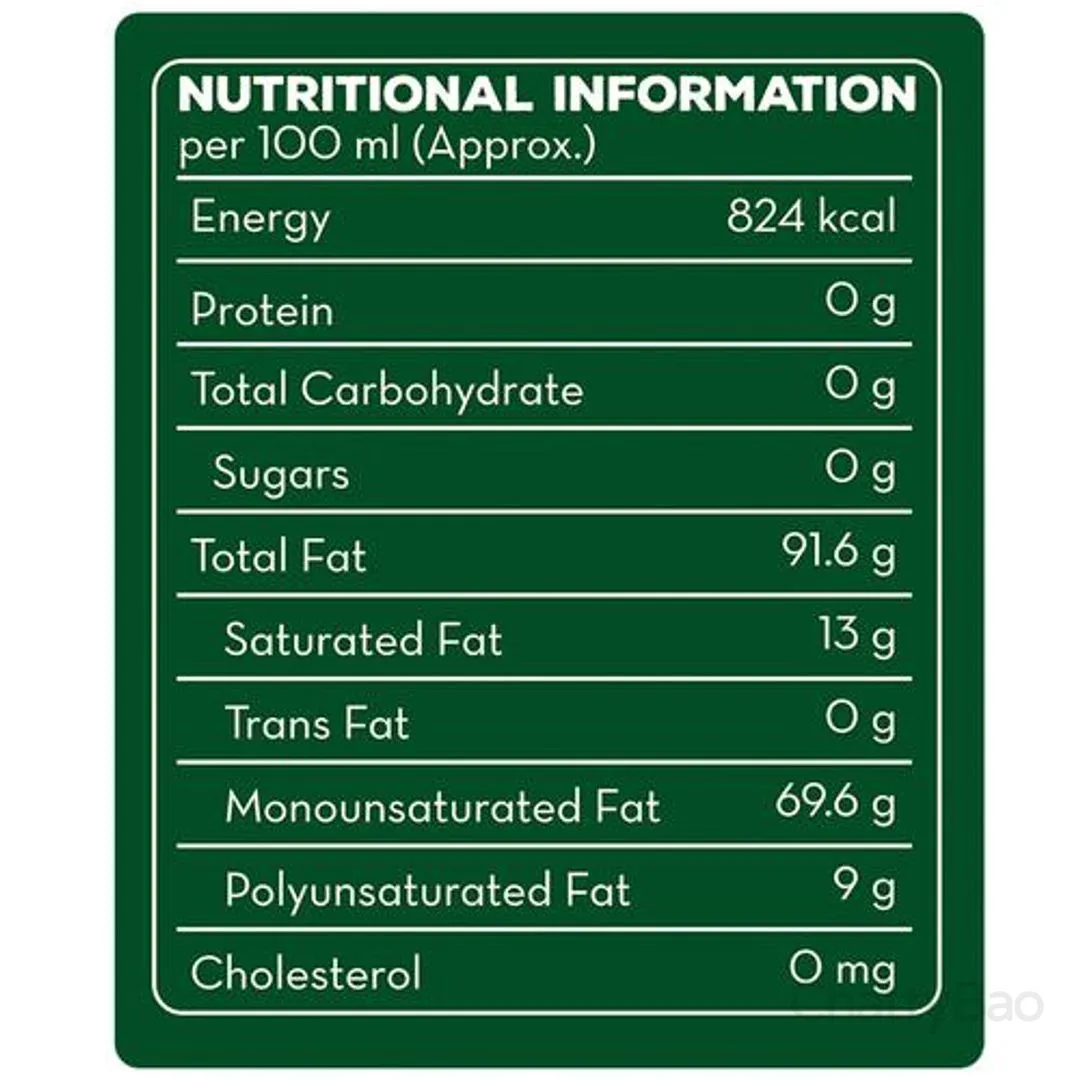 Del Monte Extra Virgin Olive Oil Bottle 500 ml view 3