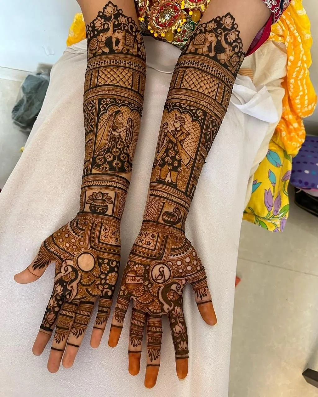 Bride Mehndi Design view 6