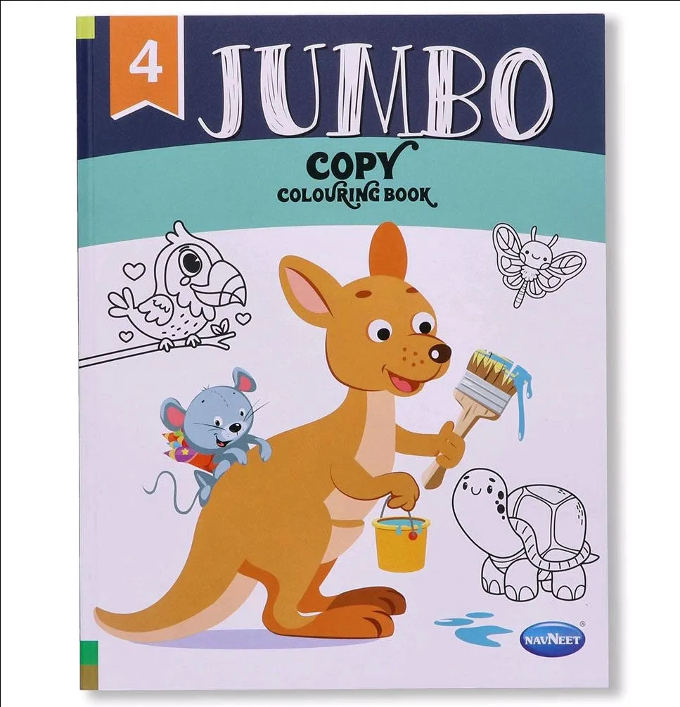 Navneet Jumbo Copy Colouring Book 1, 1 Pcs view 2