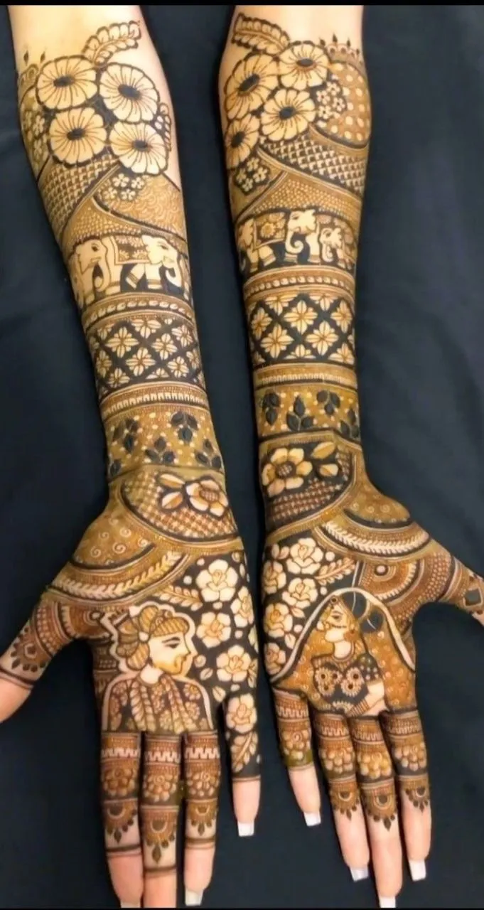 Bridal Mehandi Designs 1 view 2