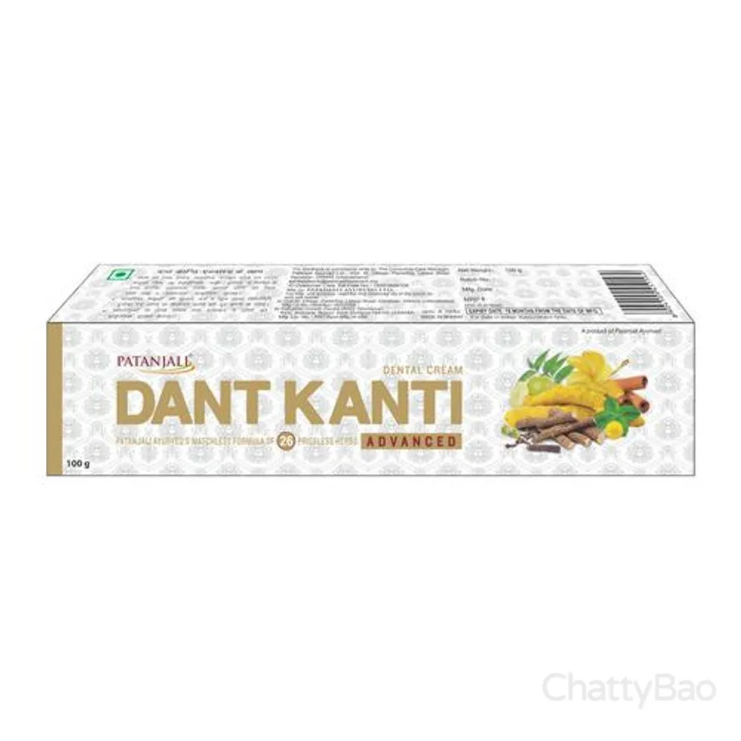 Patanjali Dant Kanti Advance Toothpaste 100 g view 2