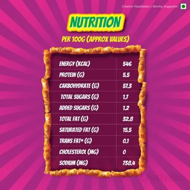 Bingo Tedhe Medhe Masala Tadka 85 g view 3