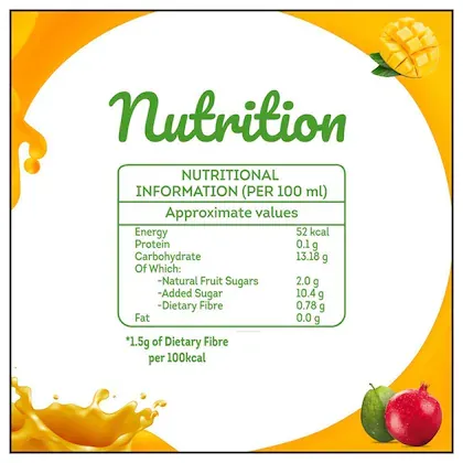 B Natural Mixed Fruit Juice 180 ml view 3